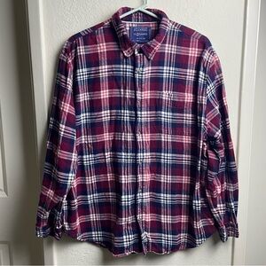 Authentic Workwear Flannel CG Classics XL Plaid Shirt Button Down Long Sleeve